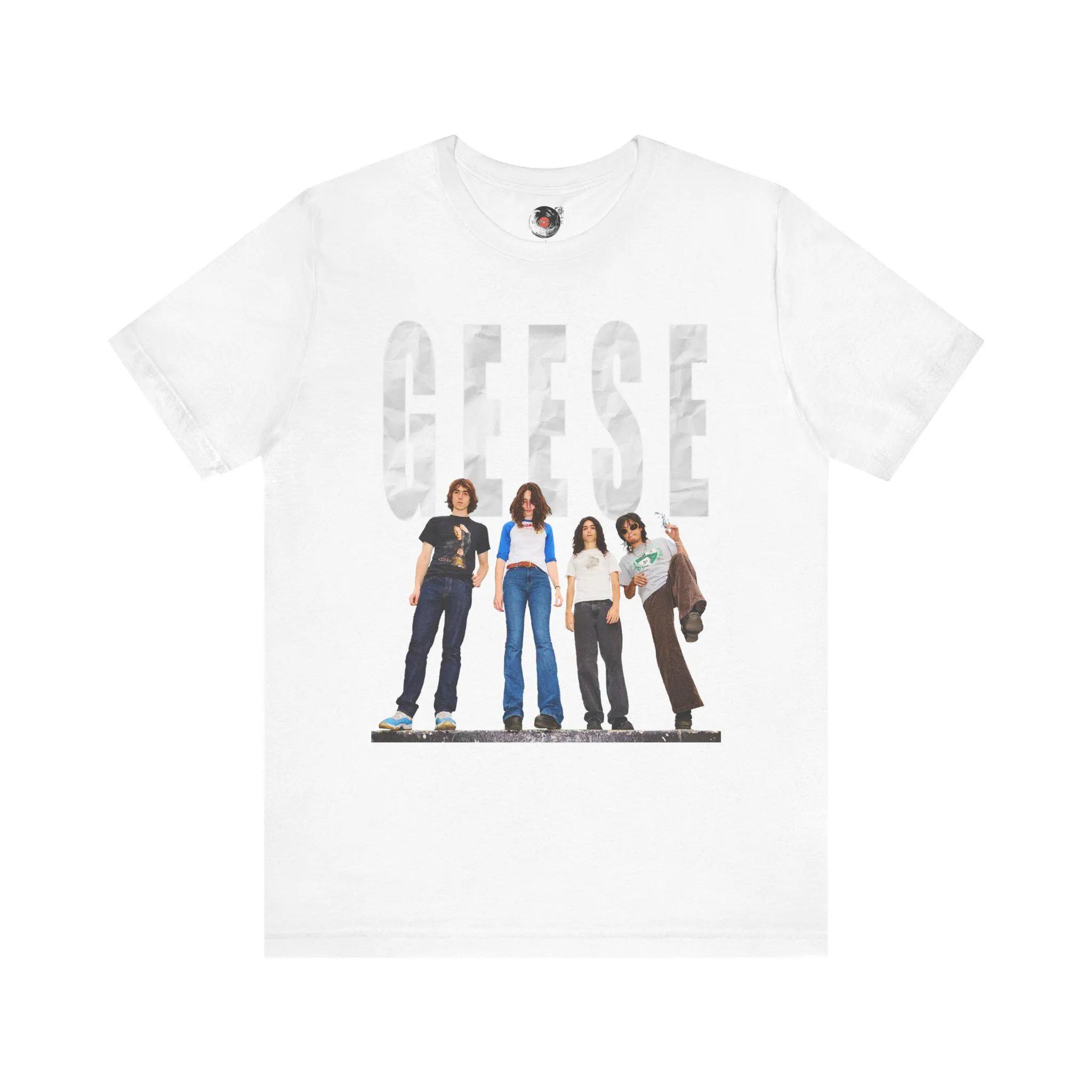 2026 Geese Indie Rock Band Portrait T-Shirt Vintage 90s Style Graphic Tee Unisex Casual Cotton Short Sleeve Top 2XL
