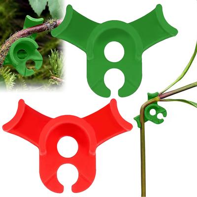 50 Pcs Plant Benders Plant Stem Trainer 90 Degree Plant Training Bending Clips for Bending Plant Stem Changing Growth Direction