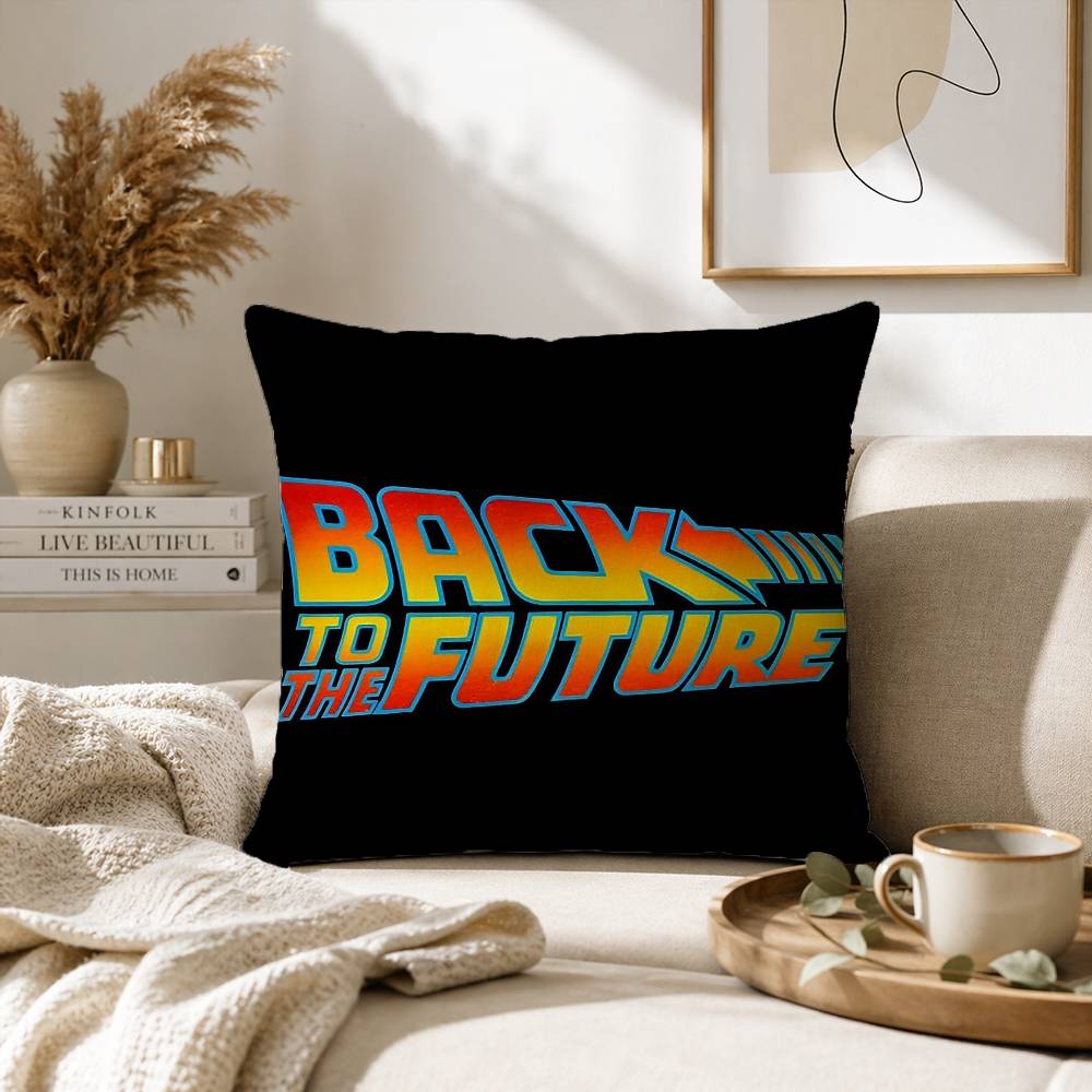 Back to the Future Pillow Case for Sofa Living Room Home office Decor Protective Cover