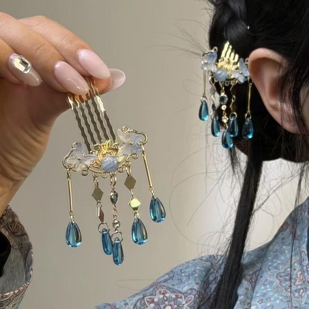 Sandalwood Women's Hairpin: Elegant Modern-Chinese Style Wooden Updo Stick