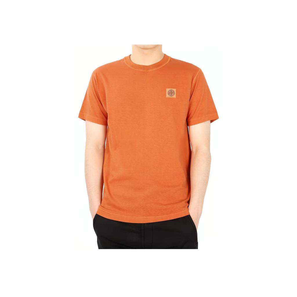 STONE ISLAND T-Shirt Sienna Uomo Top Arancione 101523757-V0173