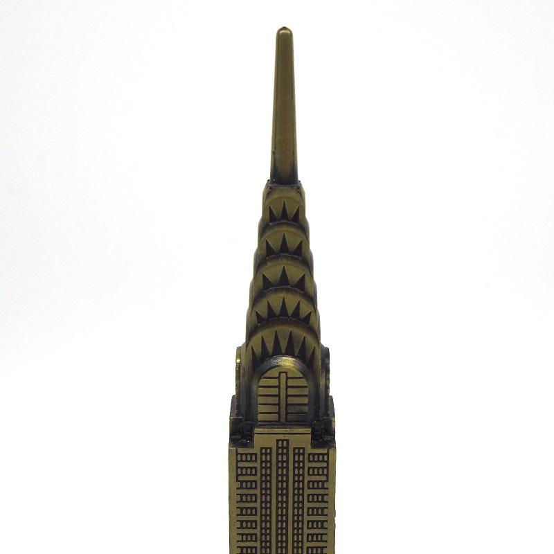 Chrysler Building Wolkenkratzer Metallfigur Ornament
