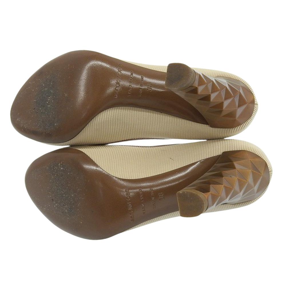 Sergio Rossi High heels pumps for women, beige, size 38 shoes 38 beigeUsed