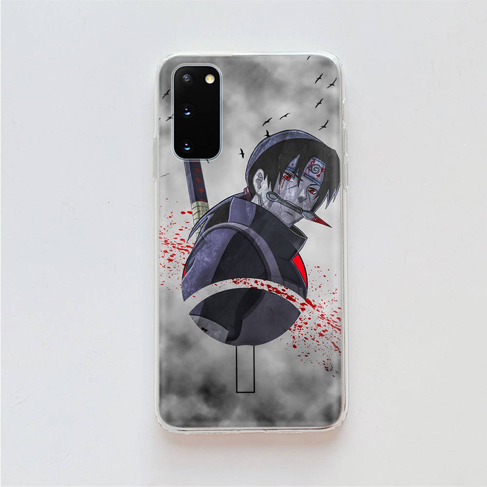 AD89 Naruto Itachi Clear Case for Samsung A04 A14 A23 A34 A54 M23 M33 M52 M53 Realme 10 9 C30S C35 C55 VIVO Y02 Y21 Y33S Y51 X80 V25 Cover