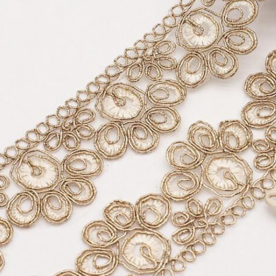 1Yard/91CM Golden Lace Fabric Sewing Centipede Braided Lace Wedding Craft Dly Clothes Accessories Decoration