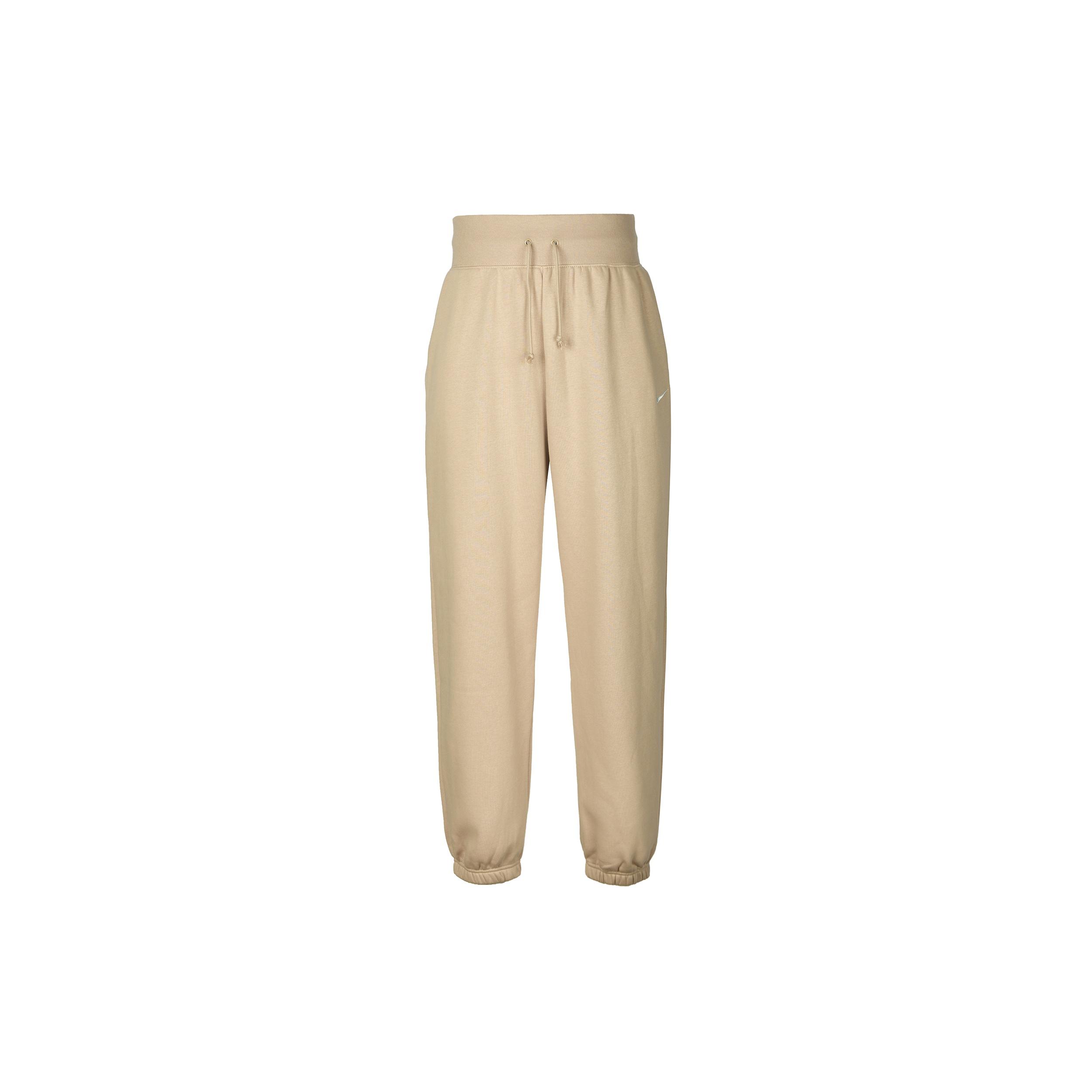 (WMNS) Nike Sportswear Phoenix Fleece High-Waisted Oversized Tracksuit Bottoms Hemp Women s DQ5887-200 XL