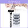 Premium German Three Blade Manual Shaving Razor With Smooth Shaving Experience For Men
