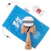 KENDAMA USA Kaizen Kendama Jet Shape Triple Split Improved Kendama Triple Split JET Shape (White/Black)