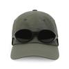UNDERCONTROL Nylon Sunglasses Outdoor Performance Hat with Long Mesh Eyeglass and Made in Korea [Cap Only] Cap, 6-Panel Brim, Liner, Slot,