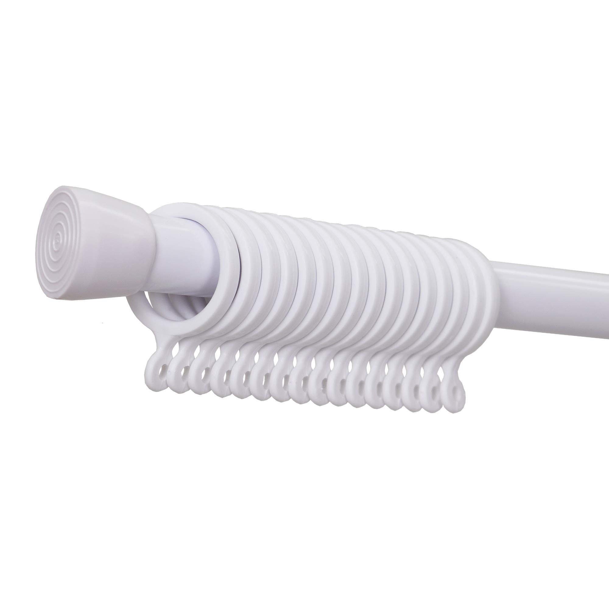 

SunnyDayFabric Adjuster Pole 16 ring White M Width (with runners) 111~190cm (Diameter 19.1mm~22.2mm) [Tension rod]