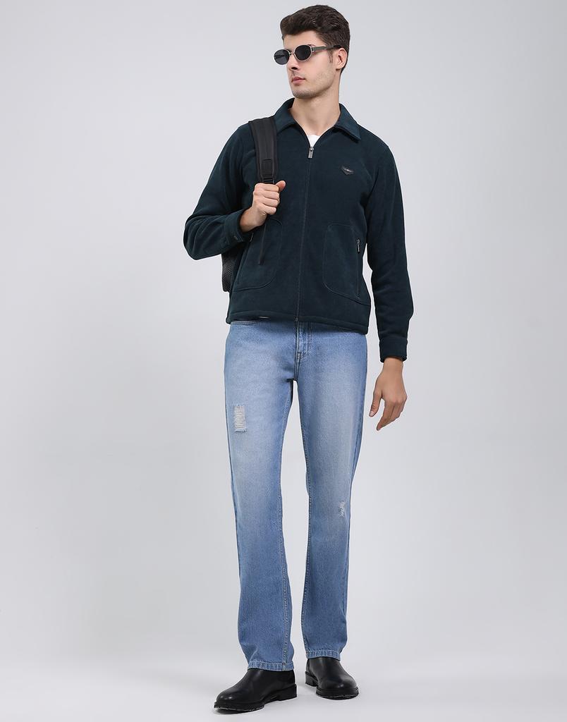 Monte Carlo Men's Collar Neck Full Sleeve Sweatshirt