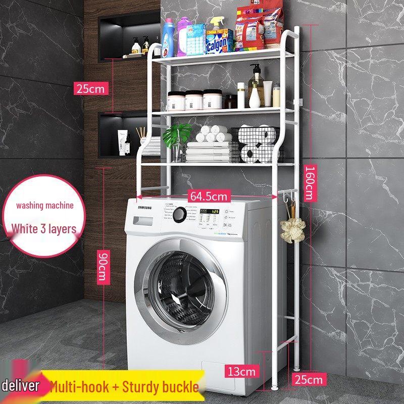 LIEI Wall-Mounted Stainless Steel Bathroom Shelf