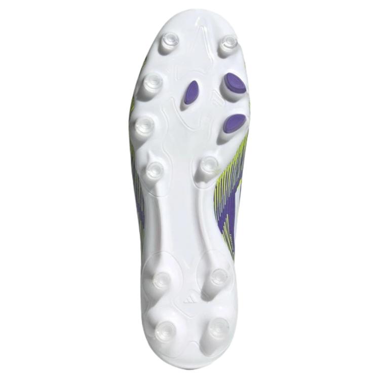 adidas F50 League Comfortable Sports Soccer Shoes Unisex Sneaker Purple Green JQ8677