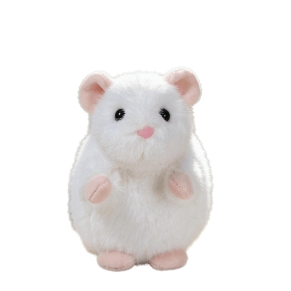 3 Colour Simulation Mouse Doll Cute Cartoon Flower Branch Plush Toy Pet Cat Toy 14cm белый