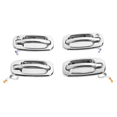 4Pcs Exterior Door Handle 15034985 Electroplating Outside Door Handle for 1500 2500 3500