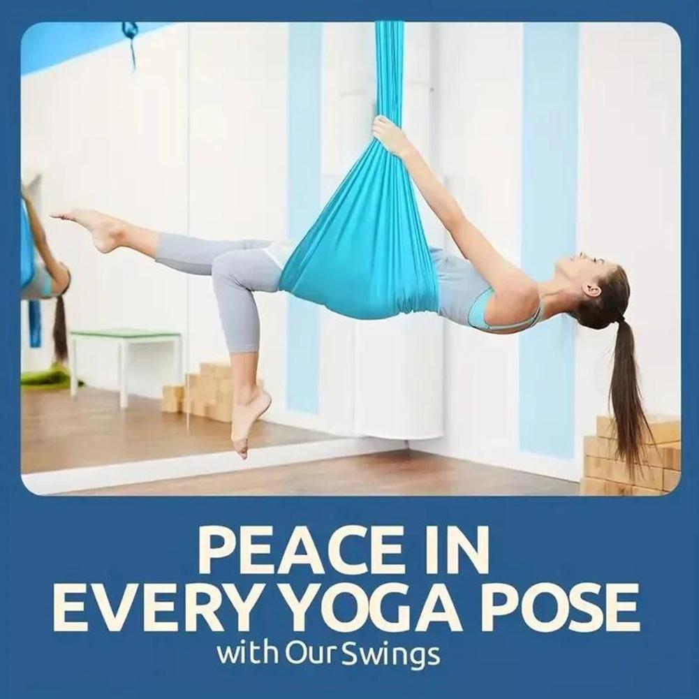 Therapy Swing Heavy Duty Snuggle Cuddle Hammock Portable Elastic Snuggle Swing Yoga Hanging Seat for Autism ADHD Aspergers