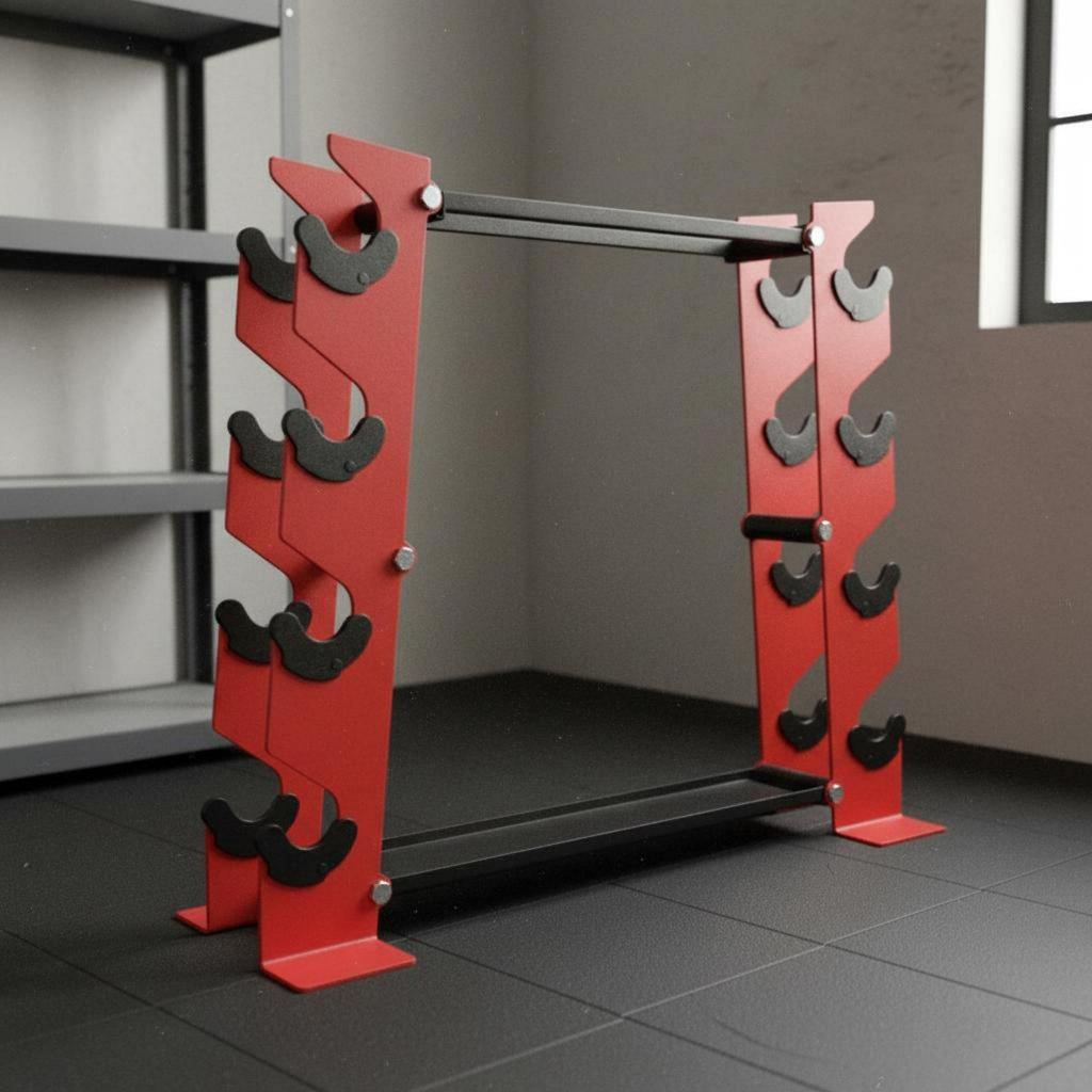 Dumbbell Rack Vertical Compact Exercise Storage for Gym