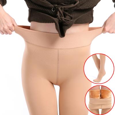 Winter Warm Women Velvet Elastic Leggings Pants Fleece Lined Thick Tights