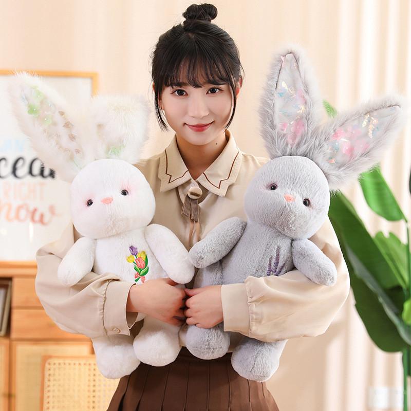 Annie Plush Rabbit Toy Stuffed Doll Cartoon Room Decorations Gifts Children
