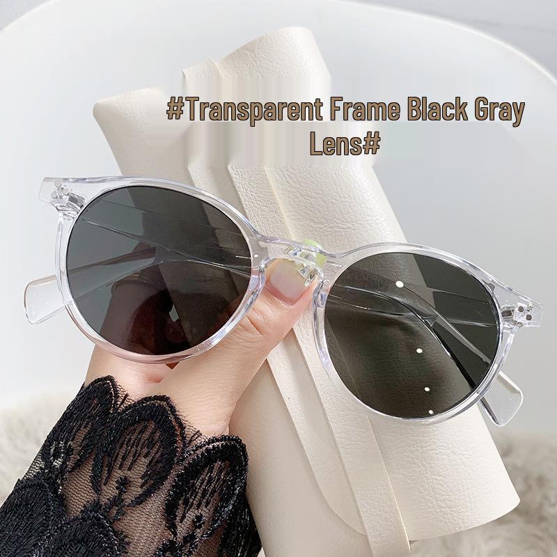 

Суперлегкие корейские круглые солнцезащитные очки - Защита от УФ-лучей, Тонкая посадка для маленьких лиц