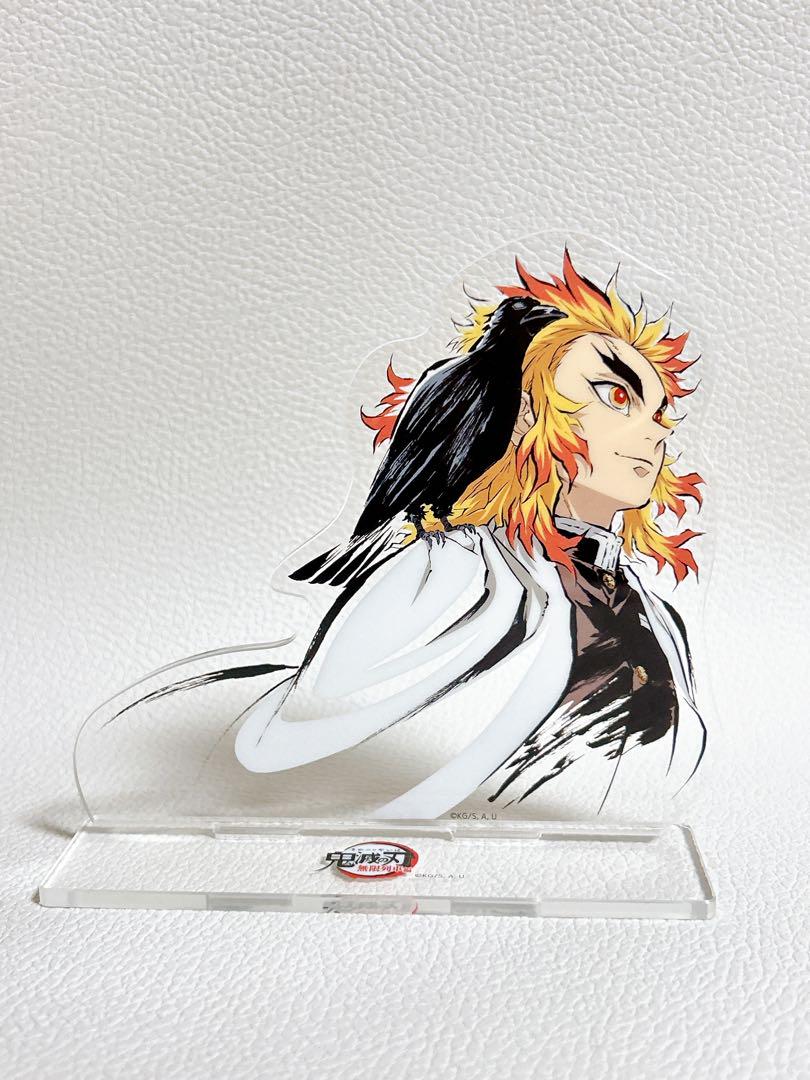 

[USED] Demon Slayer: Kimetsu no Yaiba - Mugen Train Arc - Interlude Art Book Deluxe Edition Bonus Big Acrylic Stand - Kyojuro Rengoku