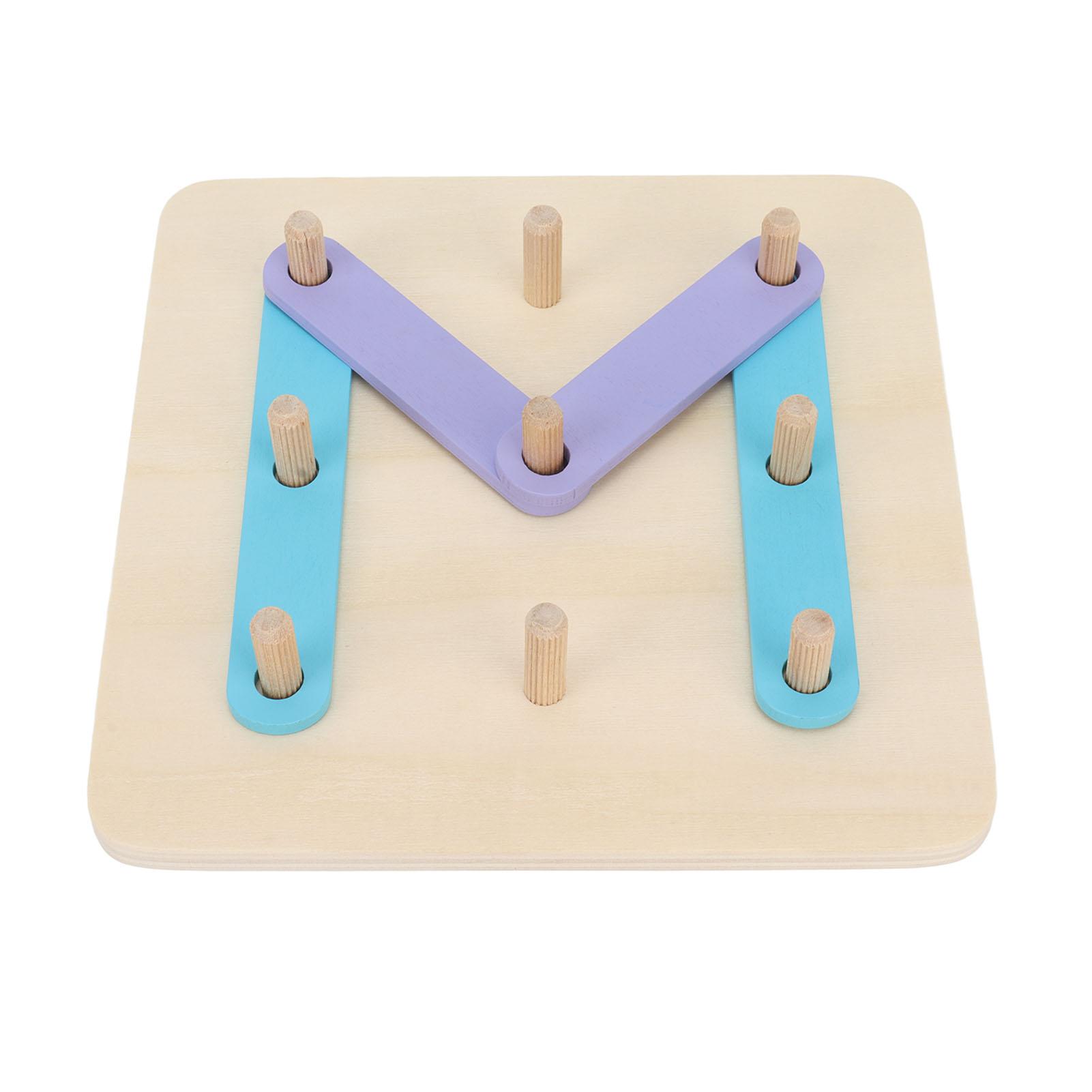 

Letter Construction Puzzle Thinking Training Hand Eye Coordination Letter Number Shape Puzzles for Over 36 Months