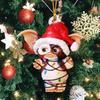 Xmas Gremlins Santa Hat Socks Dog Honeycomb Ball Christmas Tree Pendant Christmas Party Decorations Children Christmas Gift