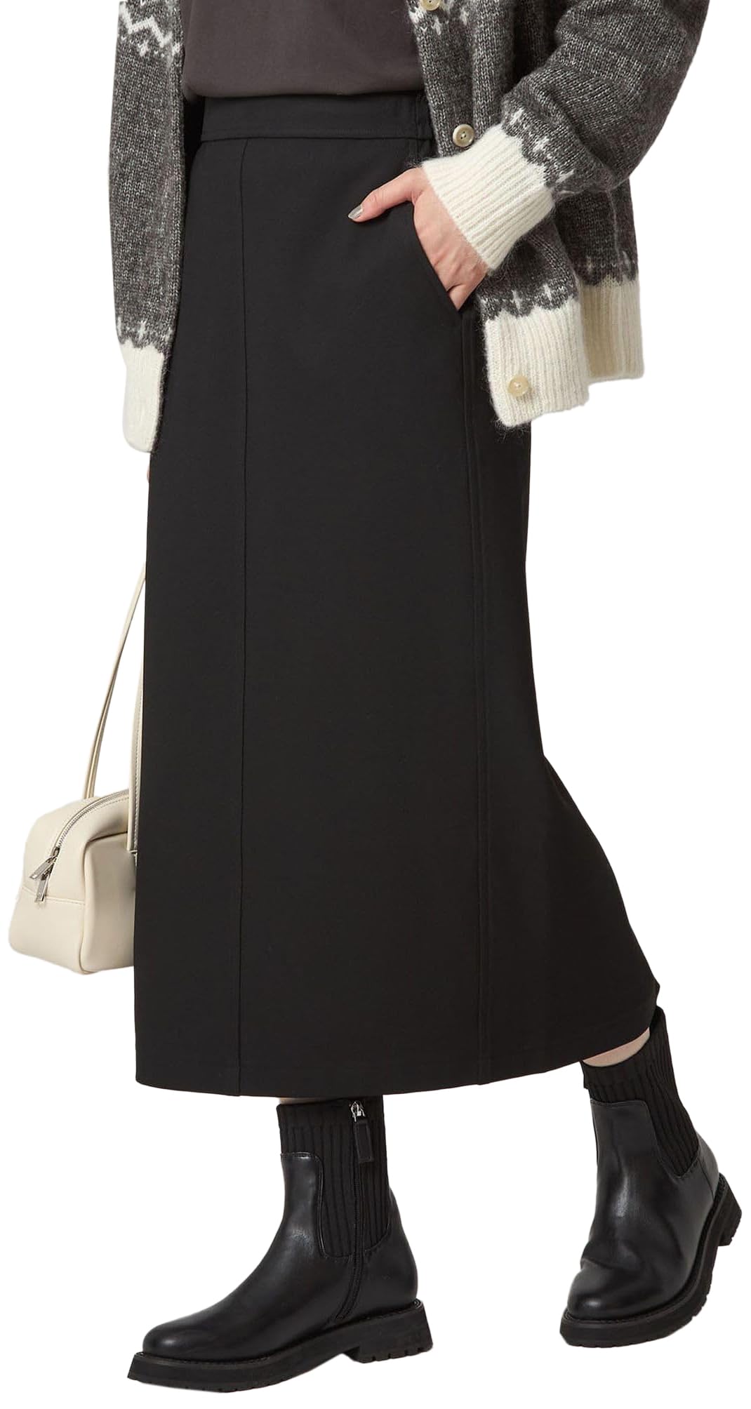 

[United Arrows Green Label Relaxing] Юбка-карандаш Ol My Urakimo, доступна в коротком и высоком размерах, 36241000008 0905 ЧЕРНЫЙ(09) XS-S(КОРОТКИЙ-36)