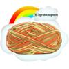 Gradient 5-Ply Medium Thick Baby Velvet Yarn for Crochet and Knitting
