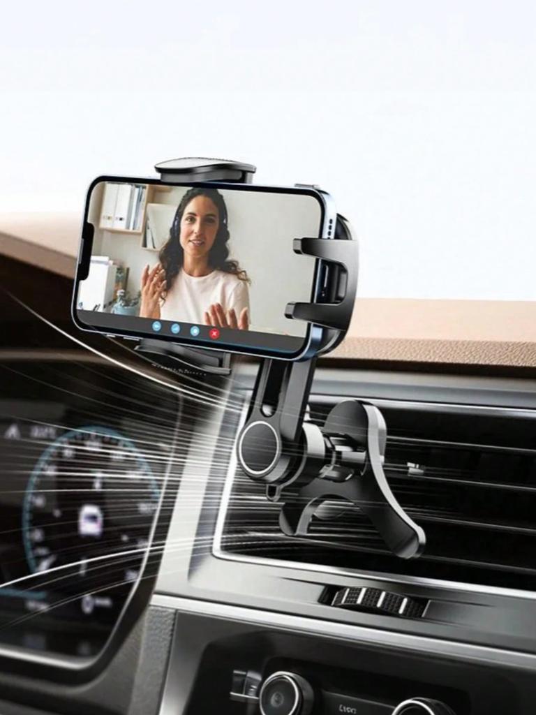 Universal Car Air Vent Phone Holder – Y-Shape Unobstructed Design with Adjustable Clamp, Compatible with All Smartphones