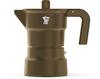 Italienische Kaffeekanne - PEZZETTI - SOLIDEXPRESS - Aluminium - 3 Tassen - Khaki