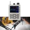 Full Bands Wireless Portable TEF6686 Radio Receiver LCD Display with Rechargeable Battery & Metal Case for Household