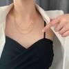 2023 New Women's Titanium Steel Yuxi Necklace - Versatile European & American Design, Light Luxury Clavicle Chain
