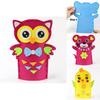 Children's Diy Craft Kit Non-woven Fabric Cartoon Animal Hand Puppets Kindergarten Handicraft Toy Set Characters)