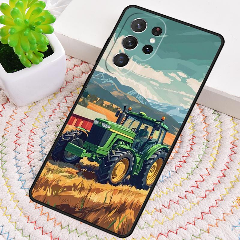 Farm Vehicle Tractor Pattern Phone Case for Samsung Galaxy Note 10 Pro S26 Ultra S23 S24 FE S25 S21 S22 PLUS Shockproof Cove