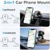 ML-197 For Car Dashboard/Windshield Extendable Arm Phone Holder 360 Degree Rotation Suction Cup Mount Bracket