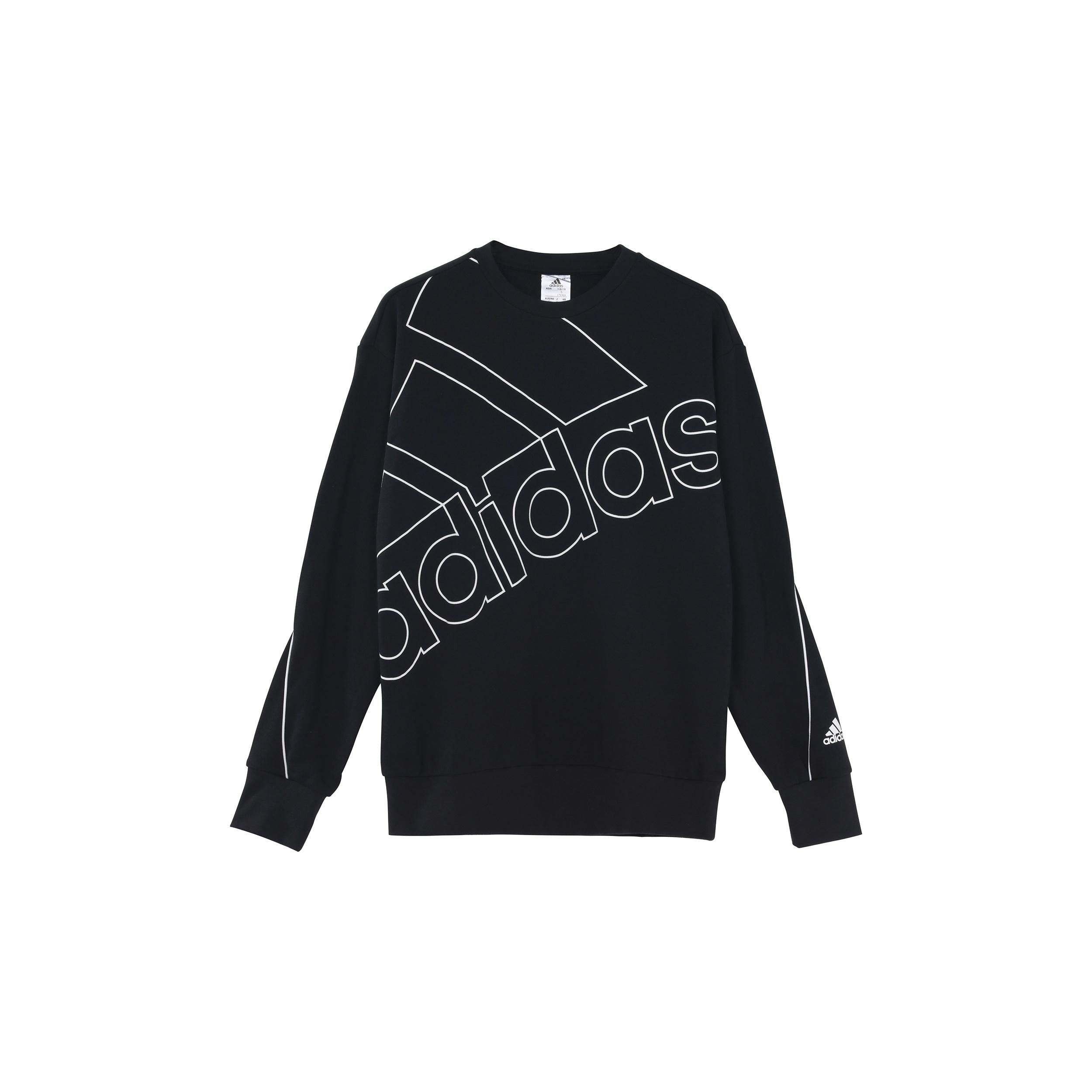 adidas Giant Logo Sweatshirt (Gender Natural) Men s Black GK9374 L