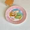 Cute and Playful Cartoon Ceramic Plate Korean High Aesthetic Household Tableware Dessert Plate Salad BreakfastPlate Ceramic Flat