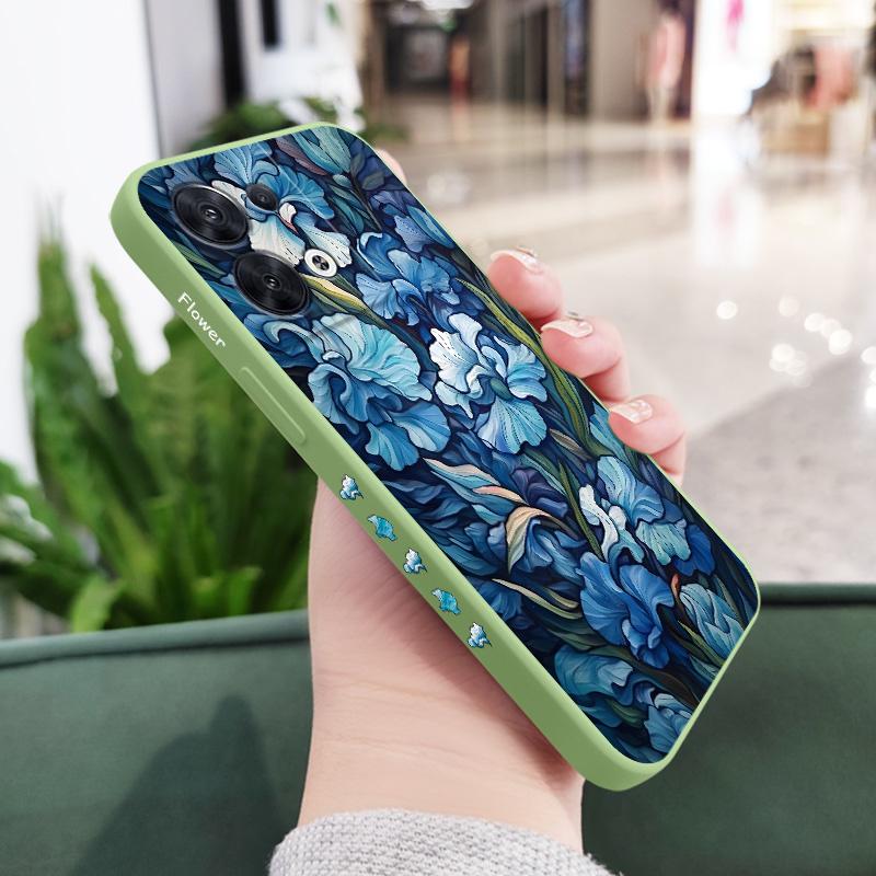 Orchis Orris Phone Case For OPPO Reno 12 11 12F 11F 10 8 8T 8Z 7 7Z 6 5 Pro 4G 5G Pro Plus Liquid Silicone Cover