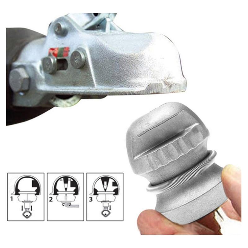 Anti-Theft Security Caravans Trailer Lock with 2 Keys, for Comment Trailer Ball Coupling Security Ball Lock for Caravans