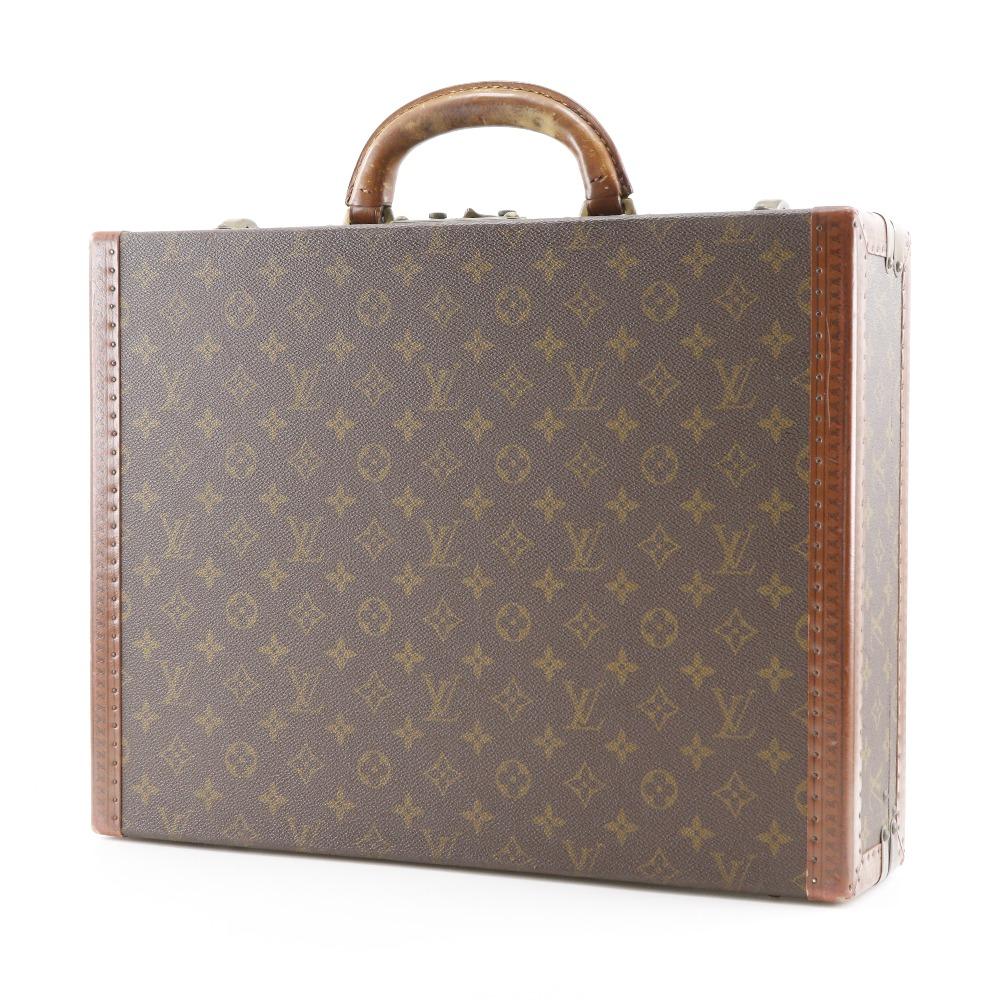 LOUIS VUITTON President trunk M53012 Attache case vintage Monogram canvas unisex Used
