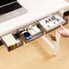 Large Thickened Under-Desk Drawer Storage Box Hidden Organizer for Office And Dorm Miscellaneous Desk Storage Solution