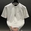 Men's T-shirt Half Sleeve 2026 Summer New Casual Round Neck Trendy Versatile Short Sleeve