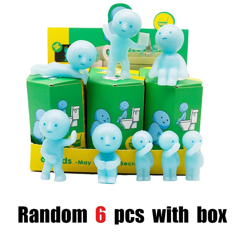 Work Series Blind Box Luminous Toy Mystery Box Room and Car Collection Decoration Kids Surprise High Quality Gift