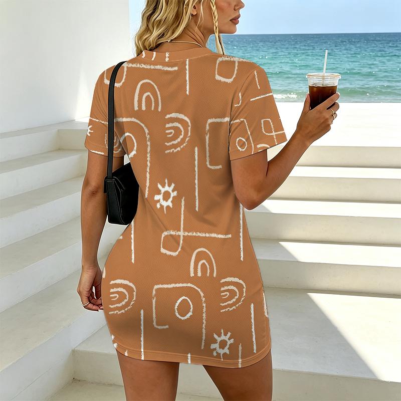 Women's Slim-Fit Minimalist Bodycon Mini Skirt Versatile Daily Wear, Soft & Comfortable, Ideal for Summer Beach, Short Trips
