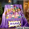 Custom Name Adventure Playroom Rug-rats Throws Blanket Flannel Blankets for Couch Bed Gifts for Men Women Picnic Blanket Christmas Fan Gifts