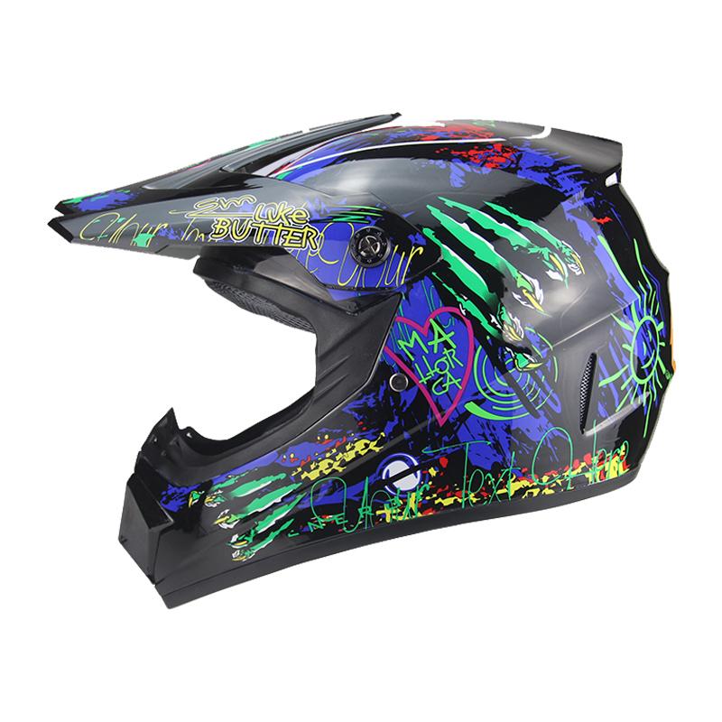 Unisex Off-Road Motorcycle Full Helmet Safety Cover 225 Yellow 21 Travel Personality Motorcycle Headset for Men And Women