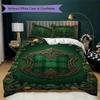 St.Patrick's Day Pattern Bedding Uilt Set Uilt Cover Pillowcase Home Decoration Birthday Gift (1 * Duvet Cover + 2 * Pillowcase  Without Core)75