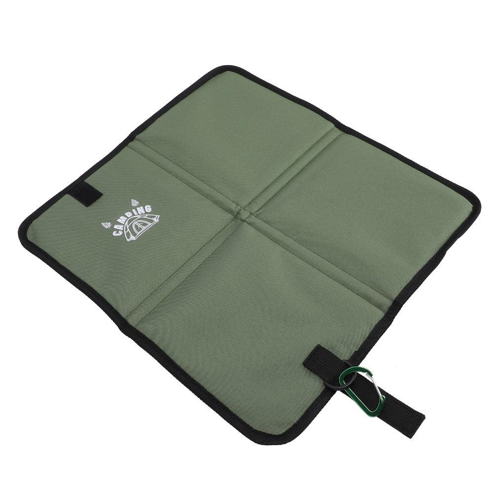2 Pcs Oxford Fabric Outdoor Camping Cushion Compact Stadium Seat Cushion Travel Use