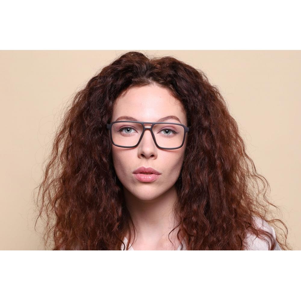 Full Rim Pilot Matte Brown Smartbuy Collection Hikaru Gz0120 C6 Fashion Unisex Eyeglasses